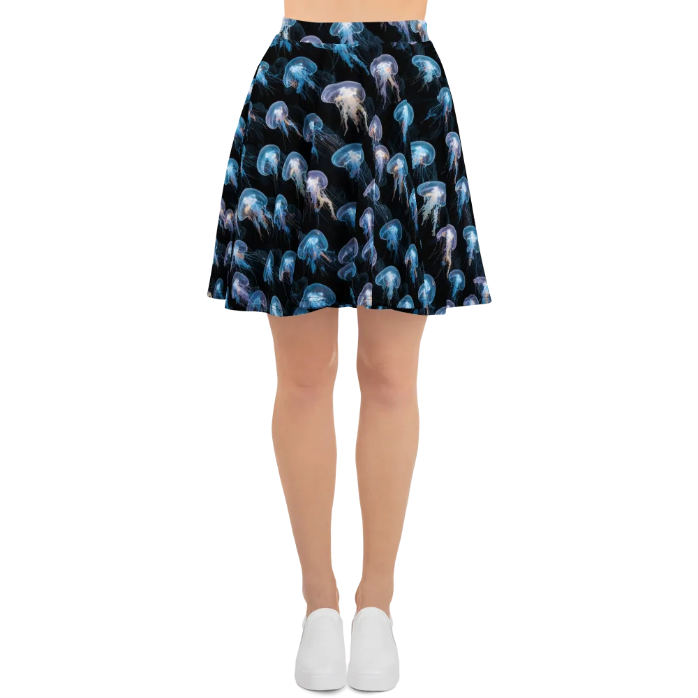 Deep-sea Reverie on Skater Skirt — Front