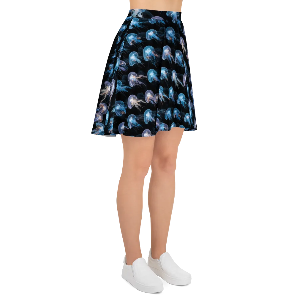 Deep-sea Reverie on Skater Skirt — Right