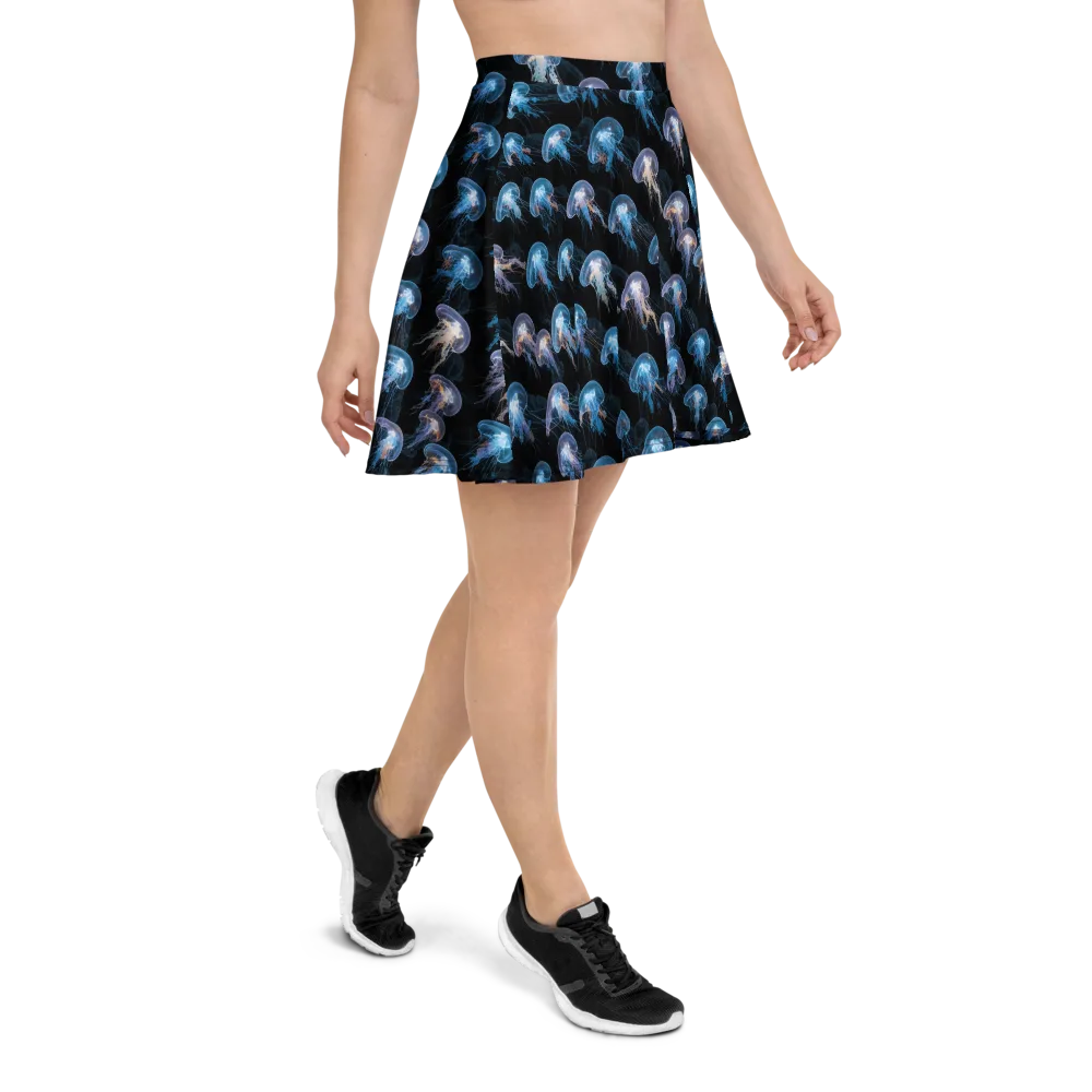 Deep-sea Reverie on Skater Skirt — Right