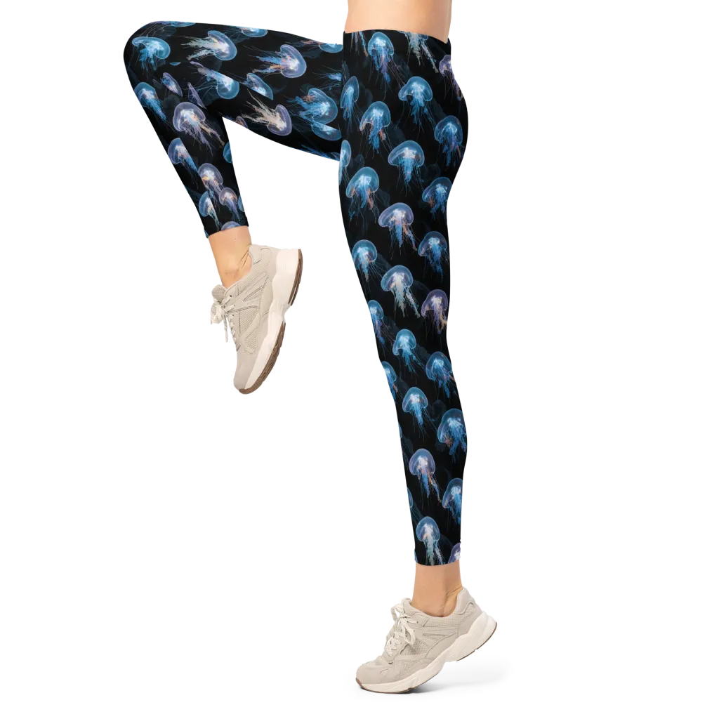 Deep-sea Reverie on Leggings — Left