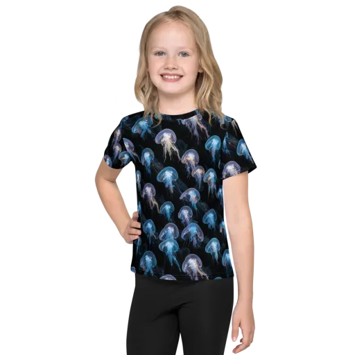 Deep-sea Reverie on a Kids Crew Neck T-Shirt