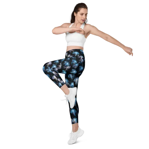 Deep-sea Reverie on a Leggings with Pockets
