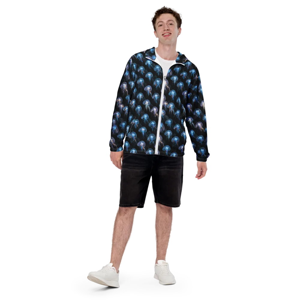 Deep-sea Reverie on Men's Windbreaker — Front