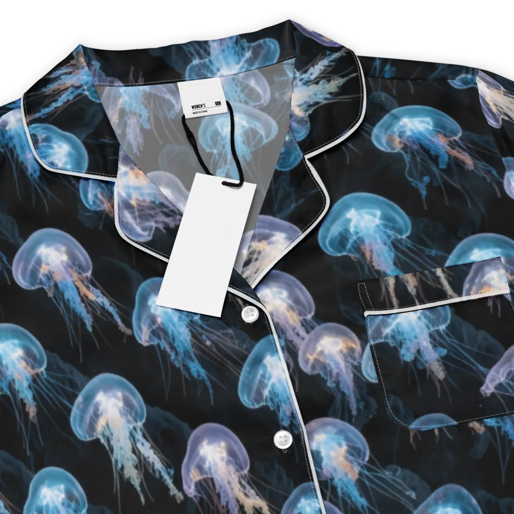 Deep-sea Reverie on Women's Short Sleeve Pajama Top — Product details