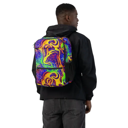 Firewater Maze on a Utility Backpack