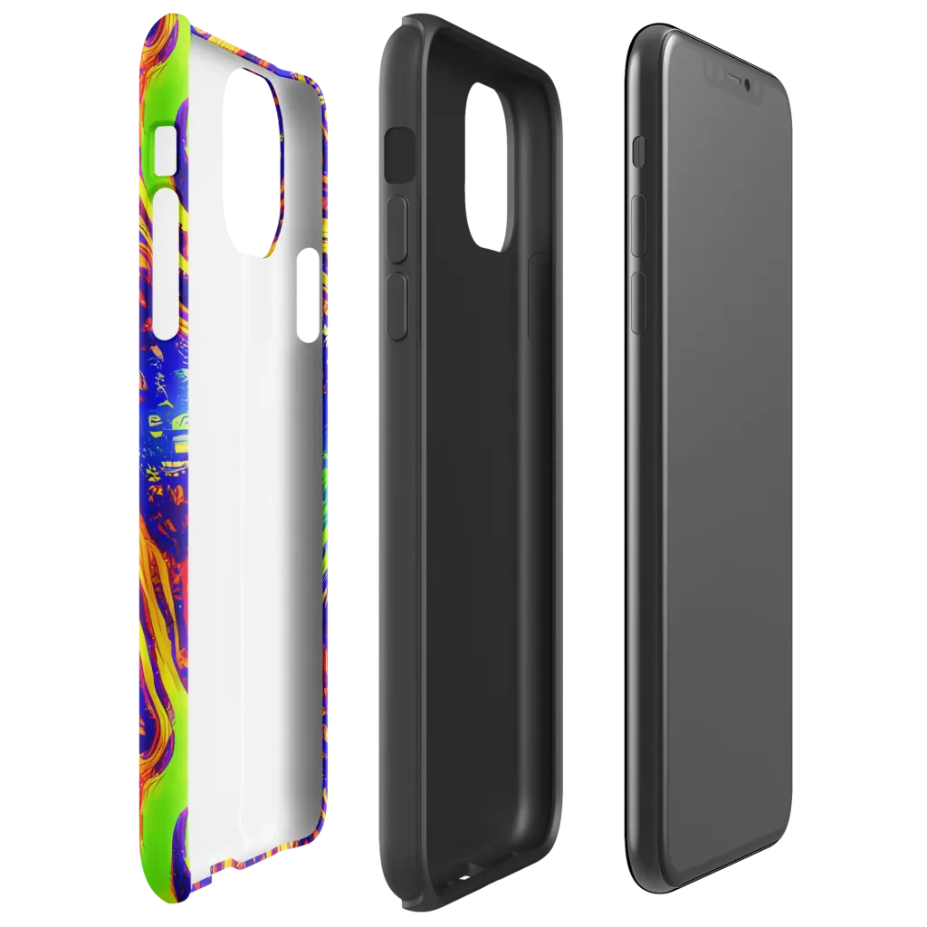 Firewater Maze on Tough Case for iPhone® — Right