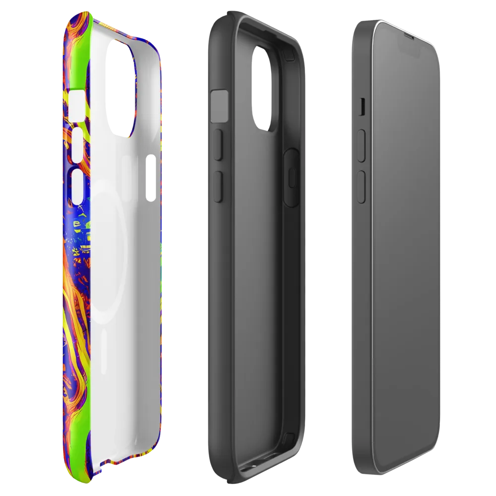 Firewater Maze on MagSafe Tough Case for iPhone® — Front
