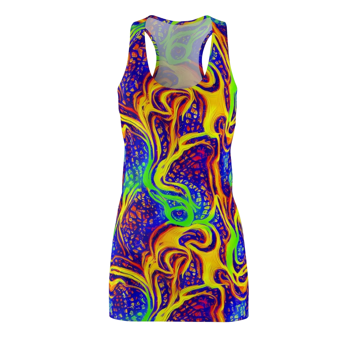 Firewater Maze on Racerback Dress — Front