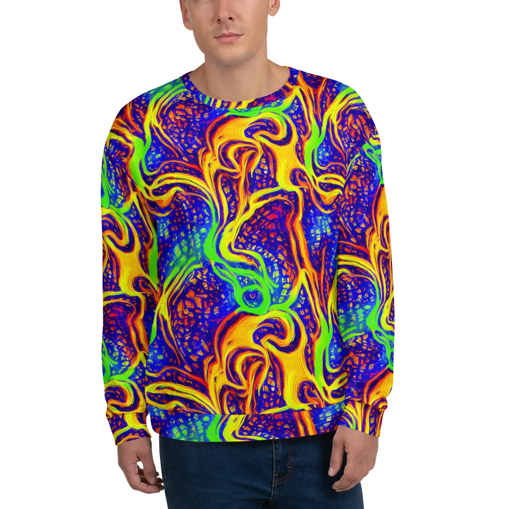 Firewater Maze on Sweatshirt — Front