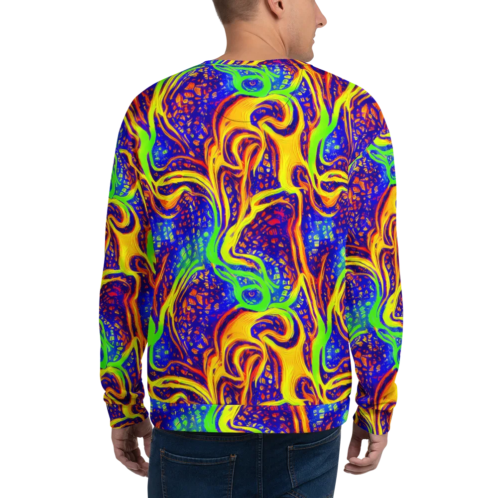 Firewater Maze on Sweatshirt — Back