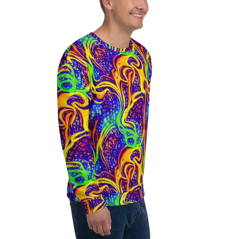 Firewater Maze on Sweatshirt — Right Front