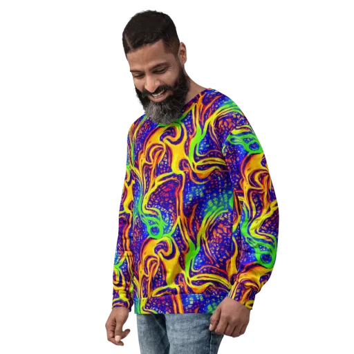 Firewater Maze on a Sweatshirt