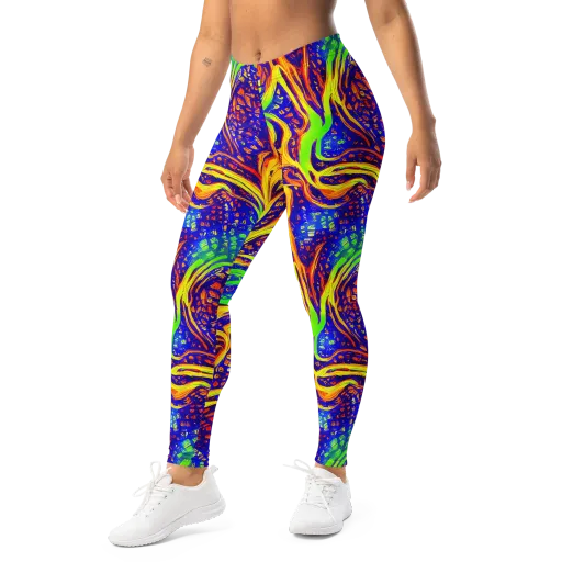 Firewater Maze on a Leggings