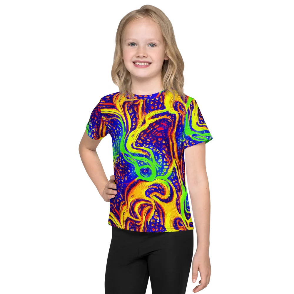 Firewater Maze on Kids Crew Neck T-Shirt — Front