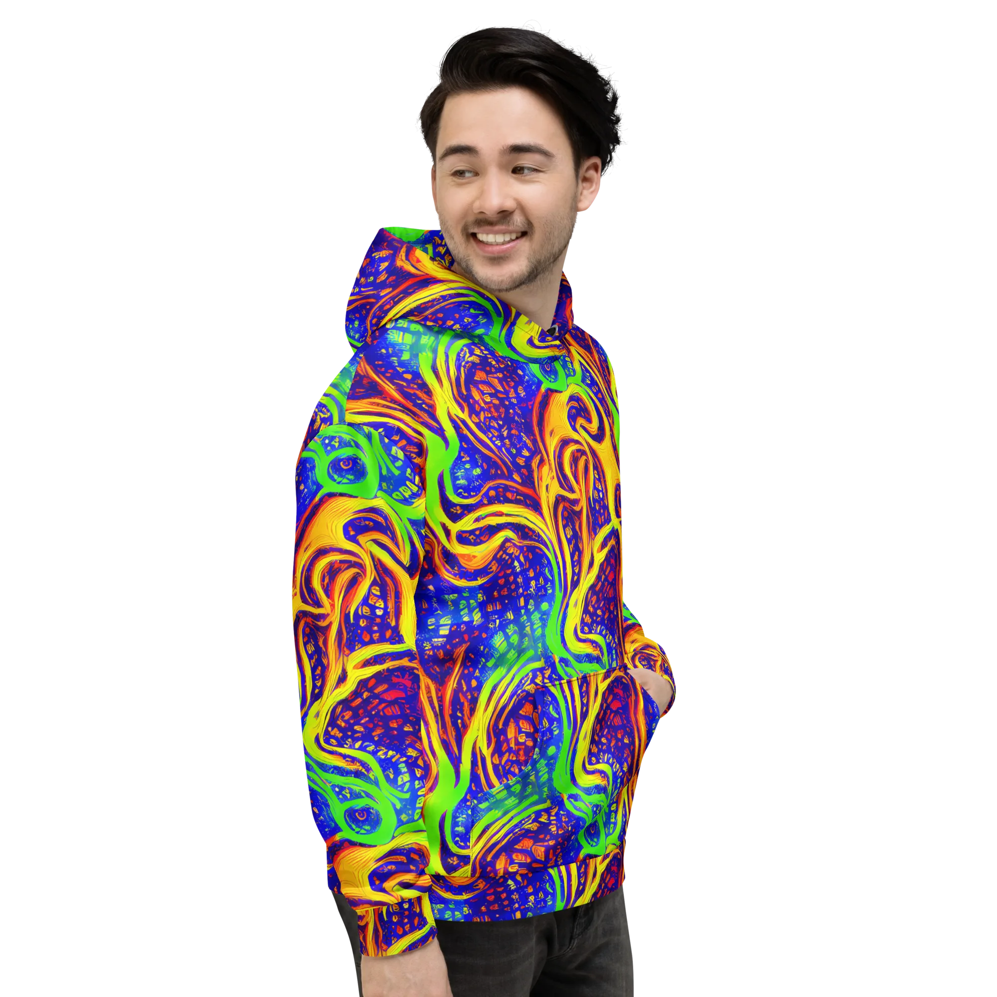 Firewater Maze on Hoodie — Right