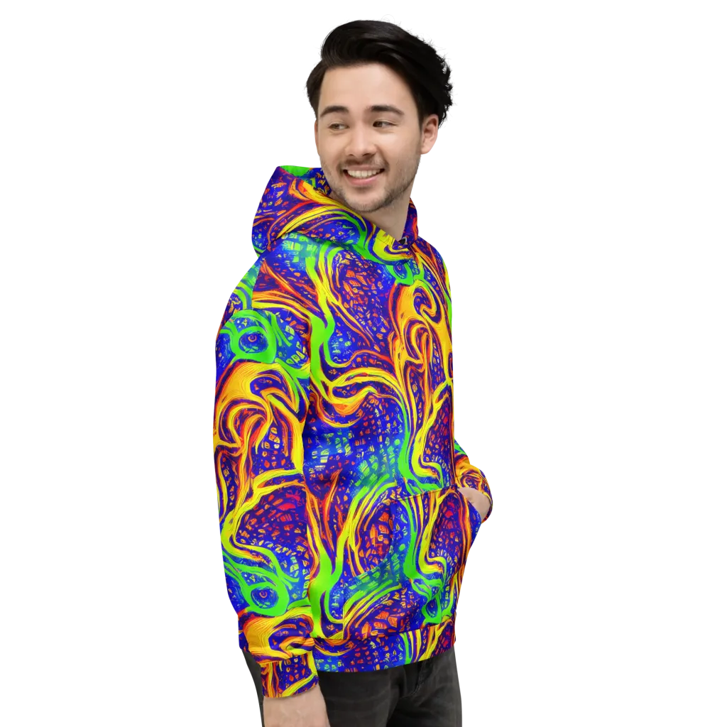 Firewater Maze on Hoodie — Right