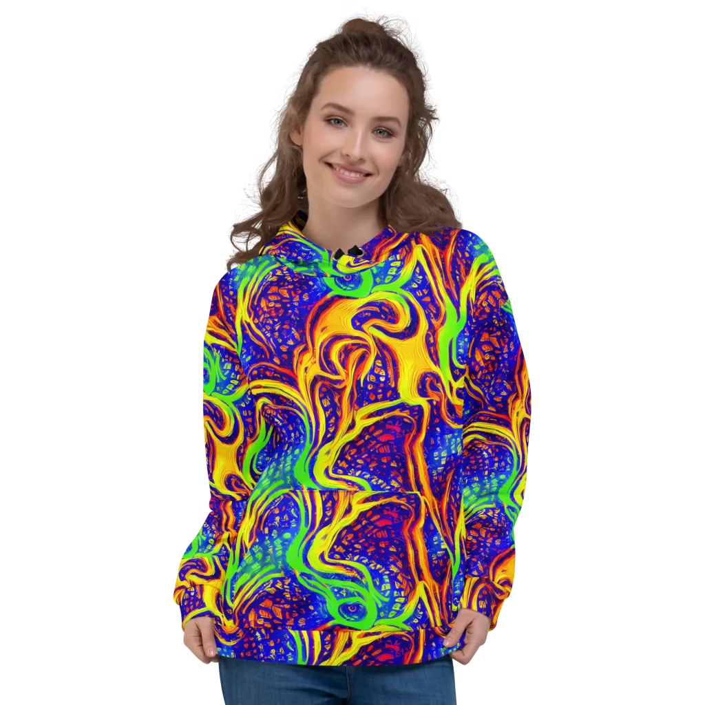 Firewater Maze on Hoodie — Front
