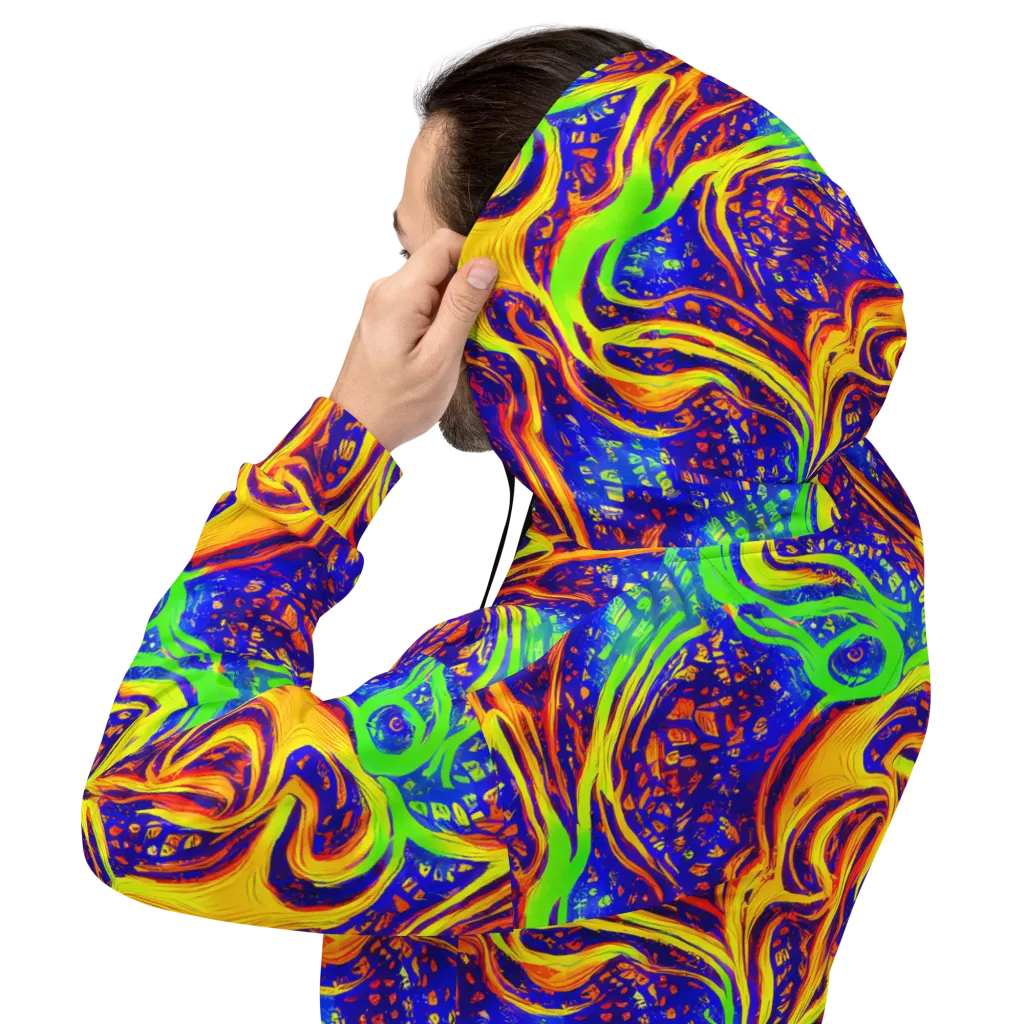 Firewater Maze on Hoodie — Back