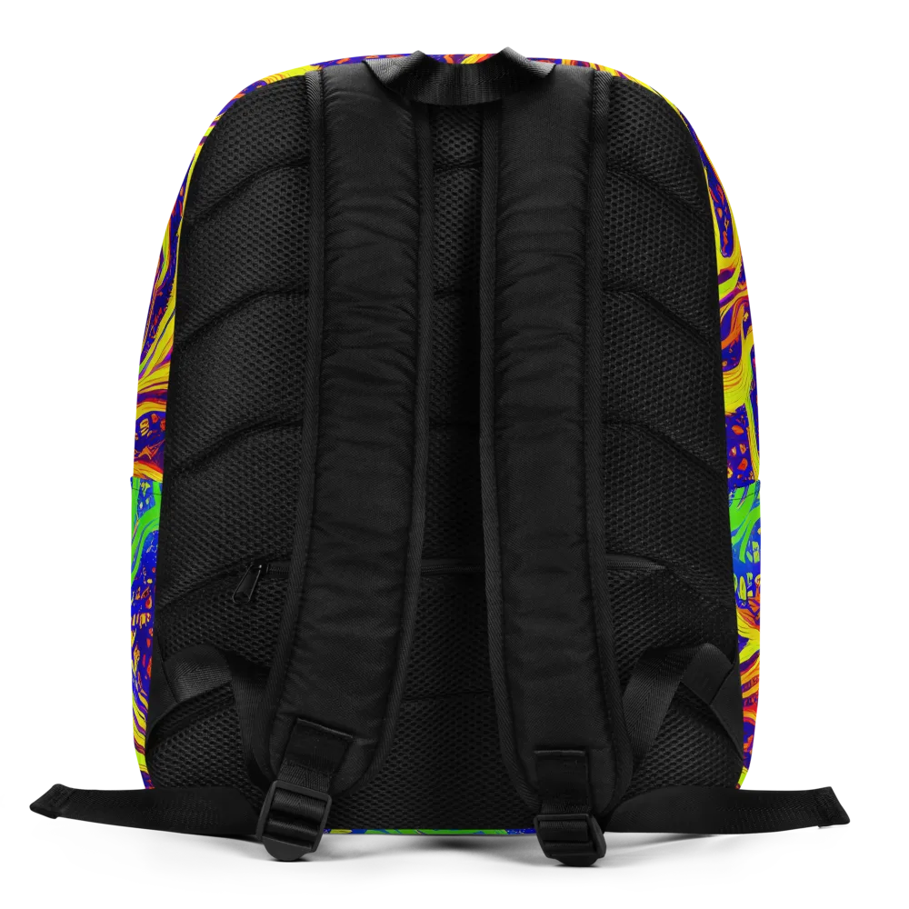 Firewater Maze on Minimalist Backpack — Back