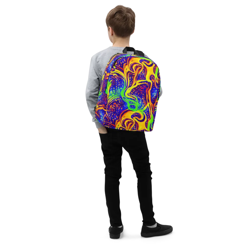 Firewater Maze on Minimalist Backpack — Right Front