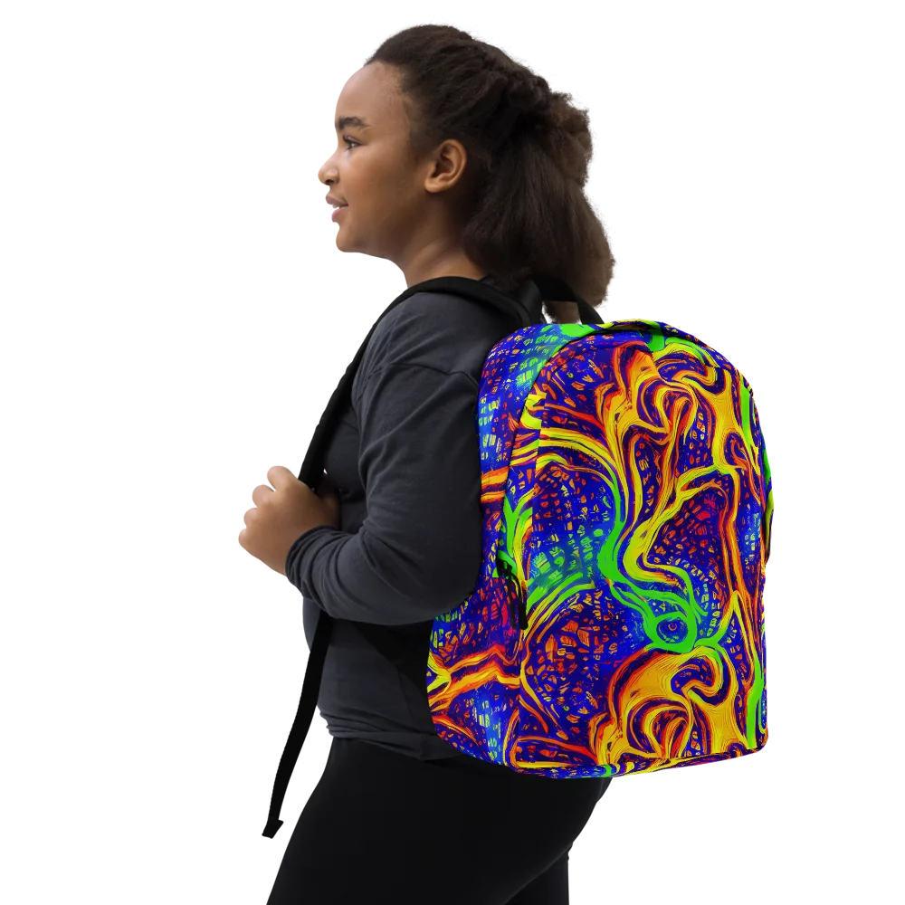 Firewater Maze on Minimalist Backpack — Right Front