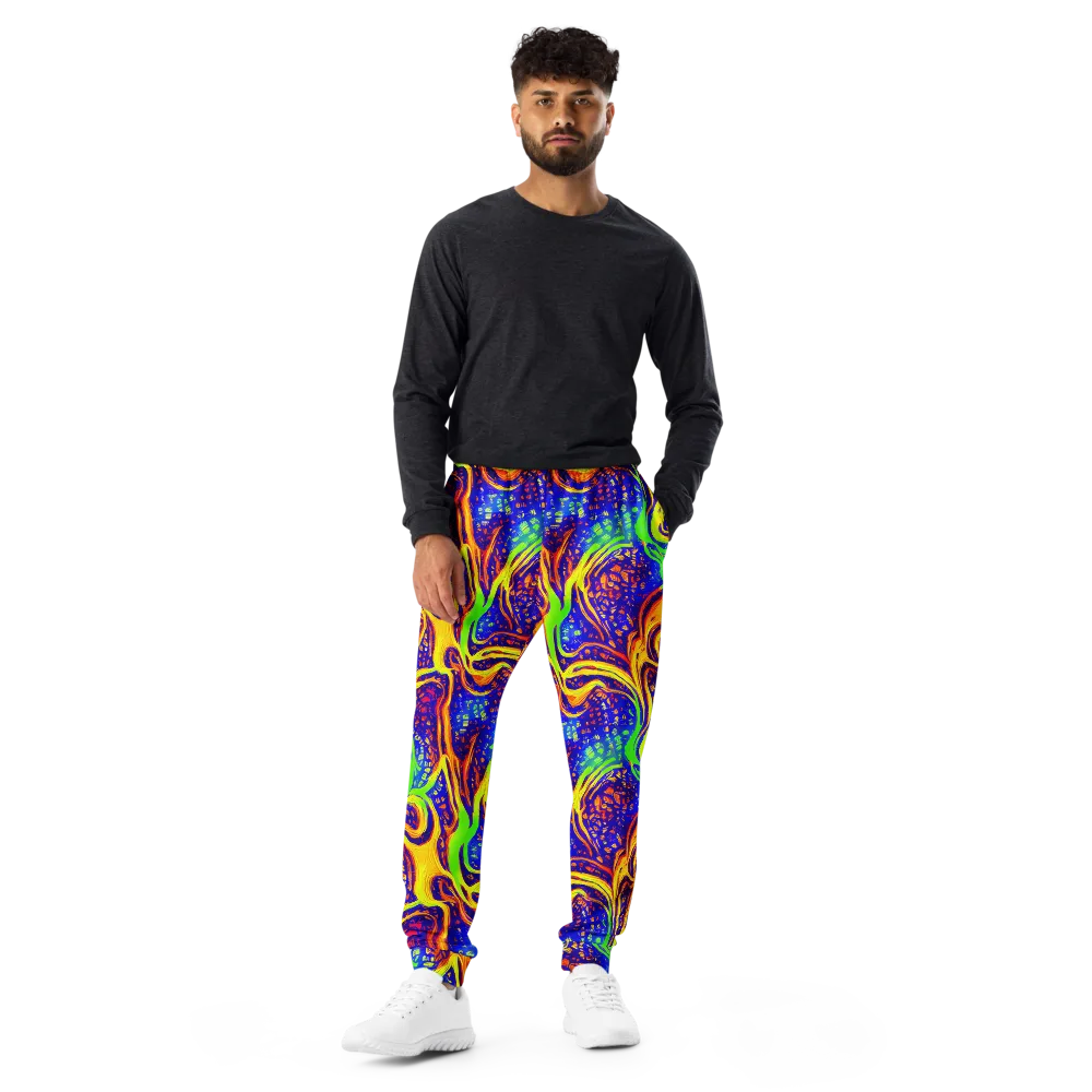 Firewater Maze on Men's Joggers — Front