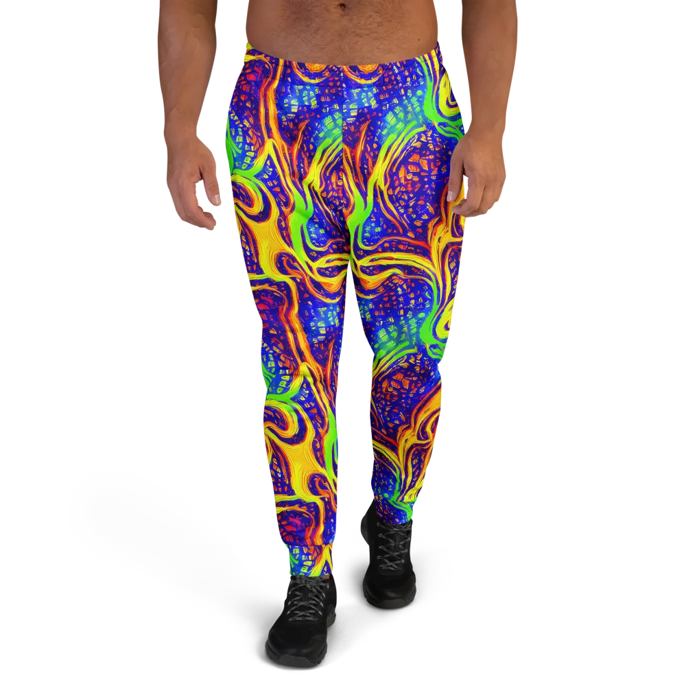 Firewater Maze on Men's Joggers — Front
