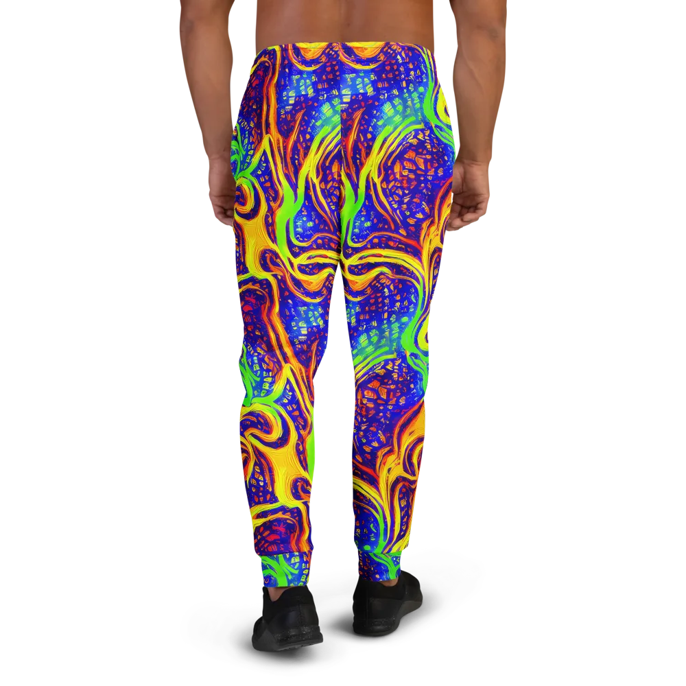 Firewater Maze on Men's Joggers — Back