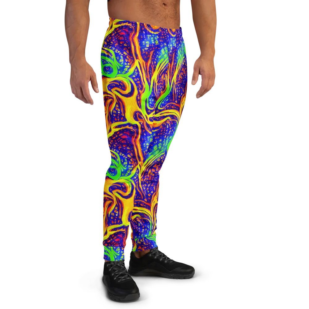 Firewater Maze on Men's Joggers — Right