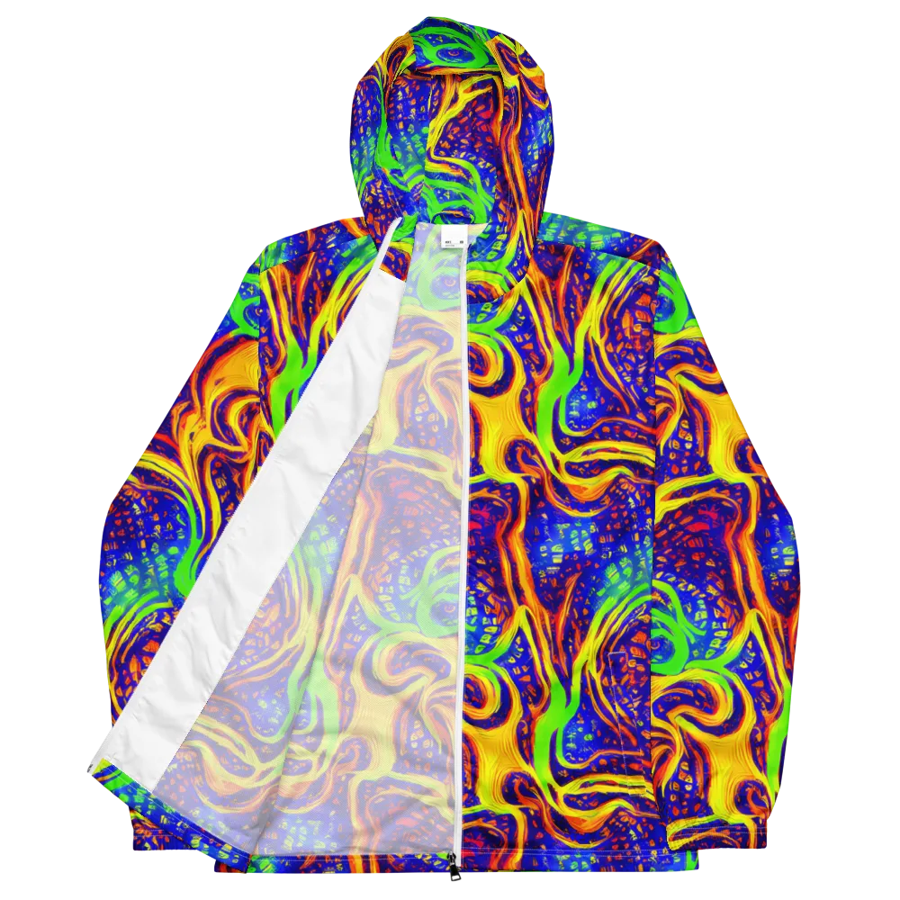Firewater Maze on Men's Windbreaker — Front