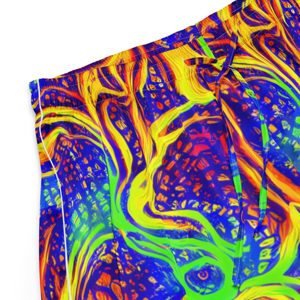 Firewater Maze on Women's Pajama Shorts — Product details