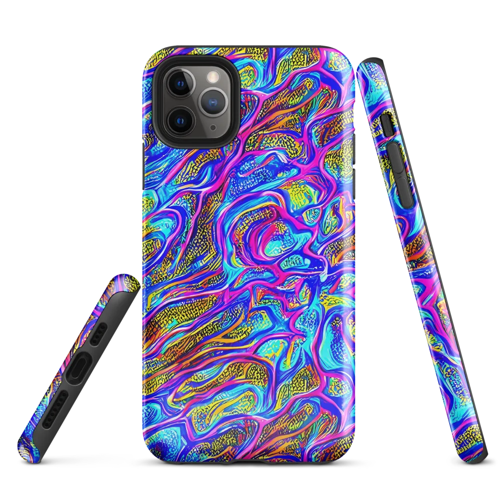 Fluorescent Jungle on Tough Case for iPhone® — Front