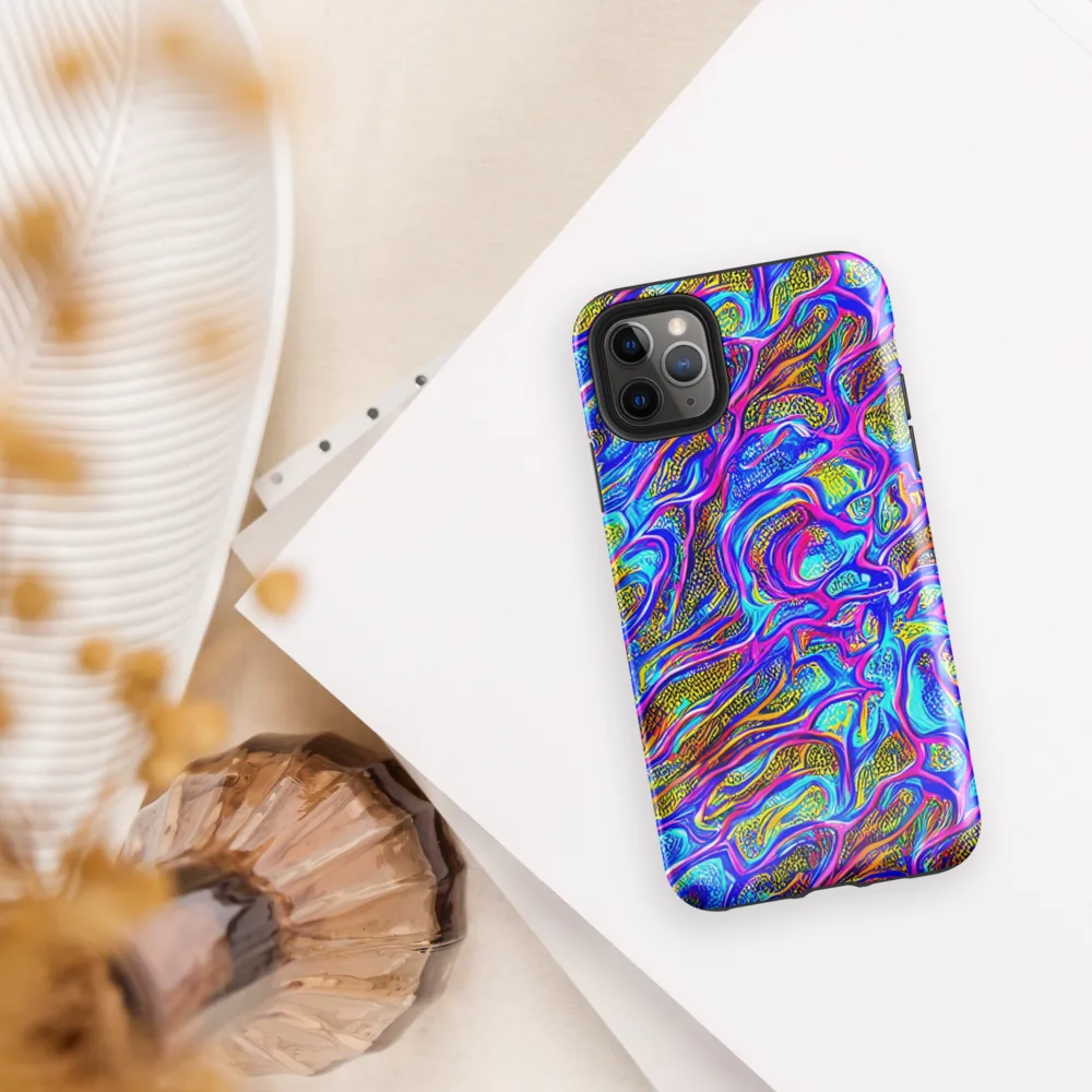 Fluorescent Jungle on Tough Case for iPhone® — Front