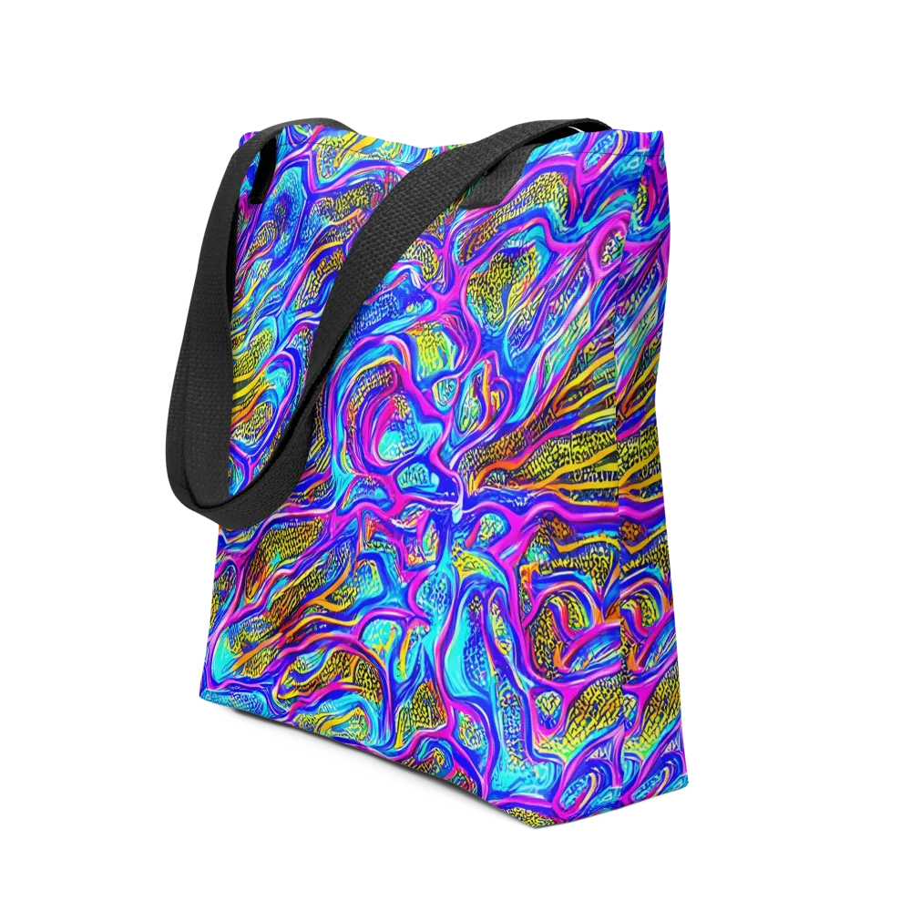 Fluorescent Jungle on Tote Bag — Front