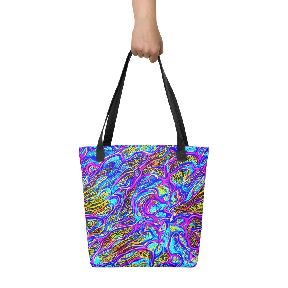 Fluorescent Jungle on Tote Bag — Front