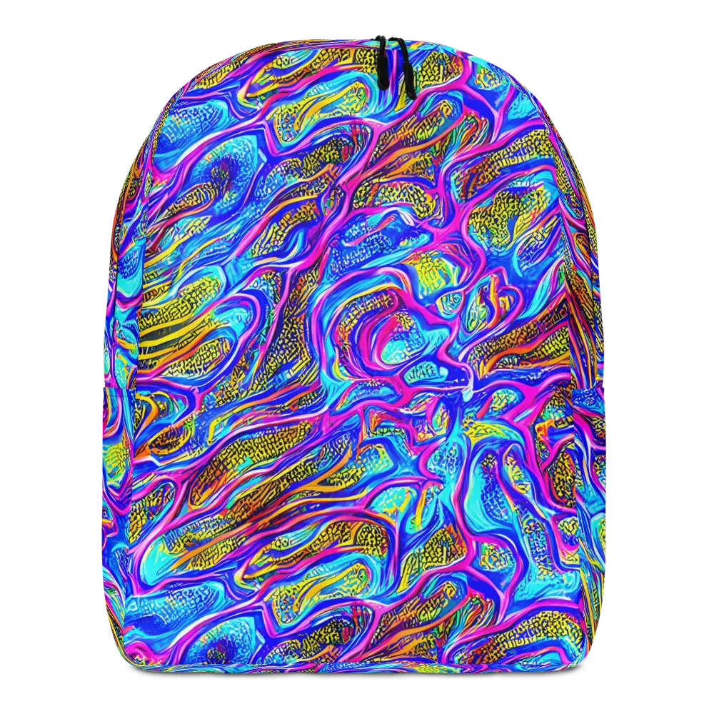 Fluorescent Jungle on Minimalist Backpack — Front