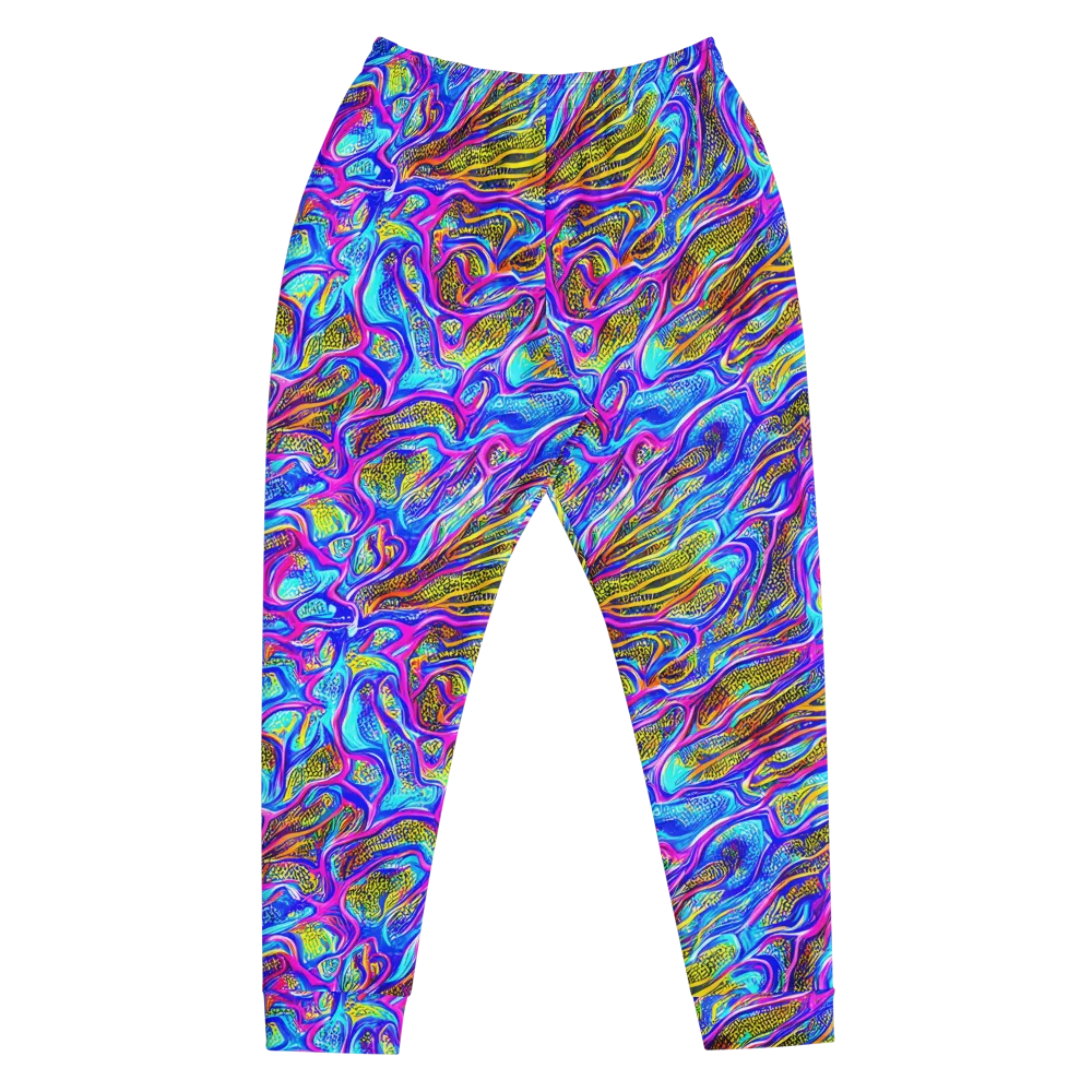 Fluorescent Jungle on Men's Joggers — Front