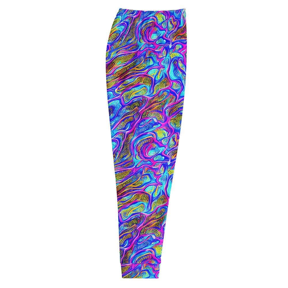 Fluorescent Jungle on Men's Joggers — Right