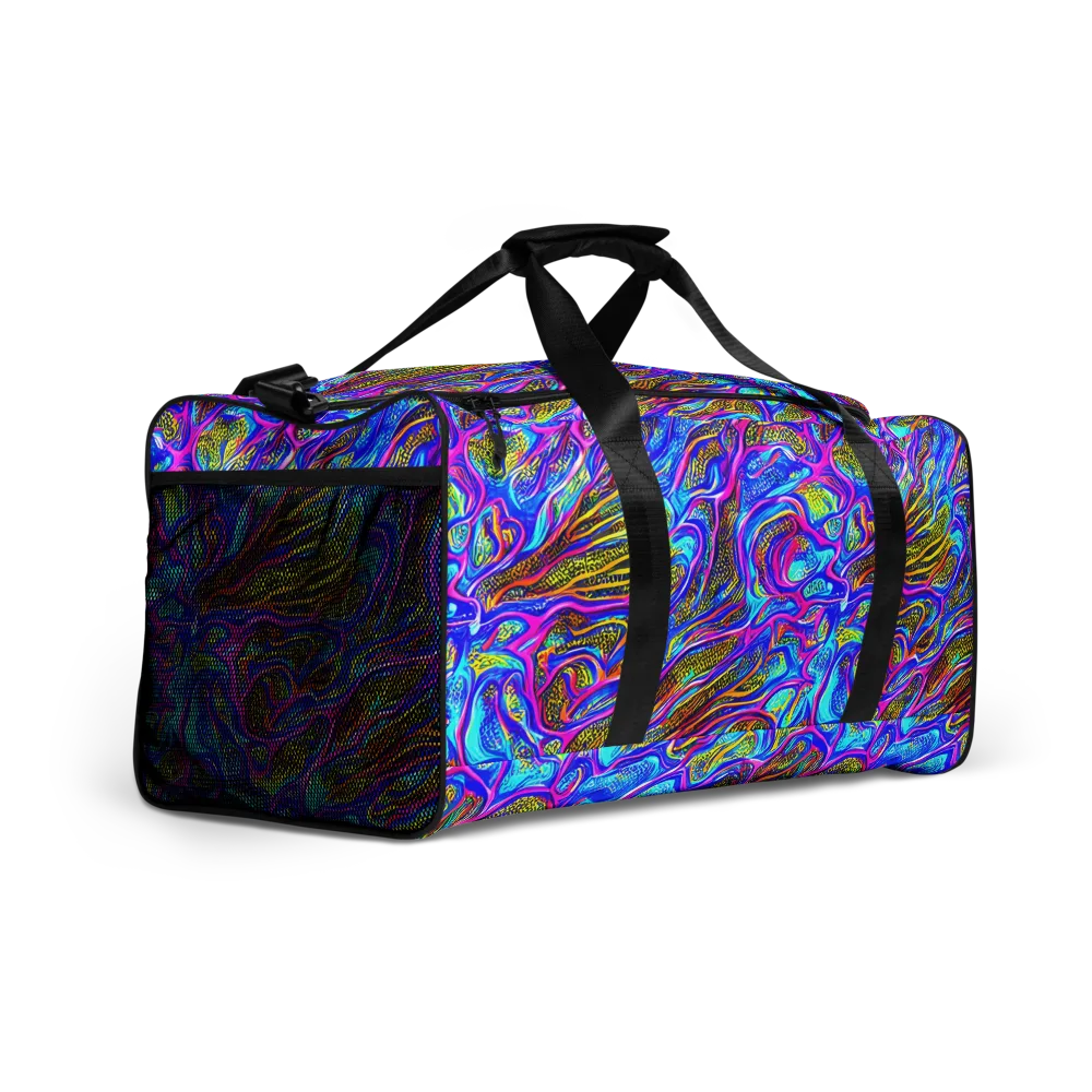 Fluorescent Jungle on Duffle Bag — Right Front