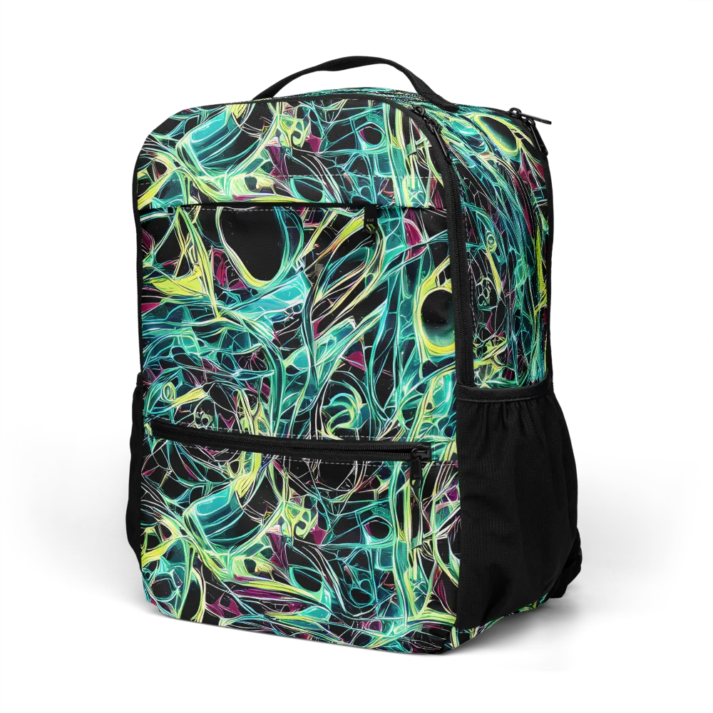 Vivid Circuitry on Utility Backpack — Left Front