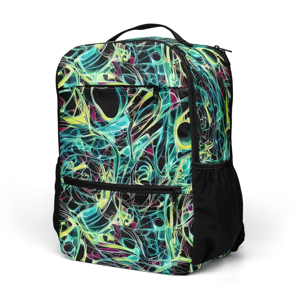 Vivid Circuitry on Utility Backpack — Left Front