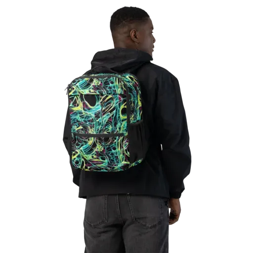 Vivid Circuitry on a Utility Backpack