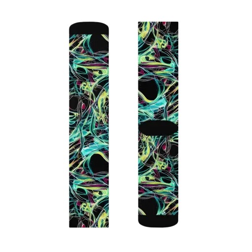 Vivid Circuitry on a Socks