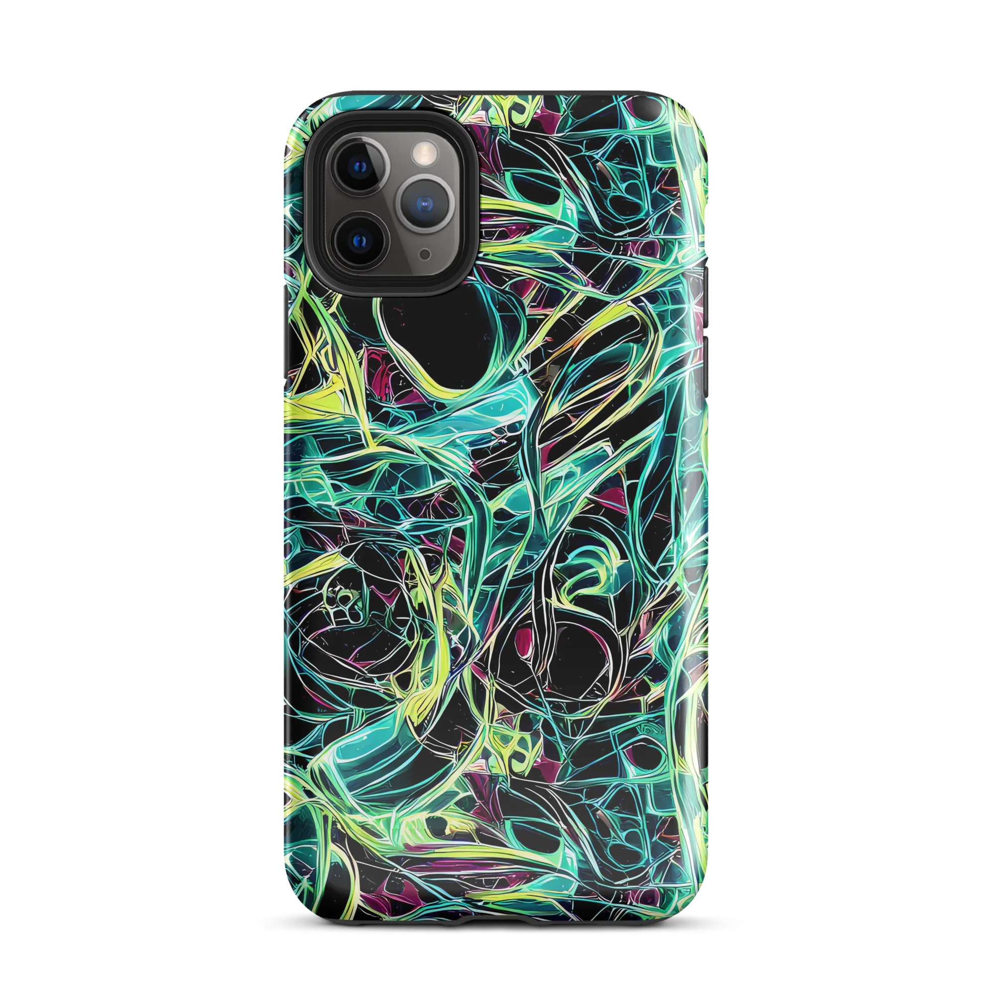 Vivid Circuitry on Tough Case for iPhone® — Front