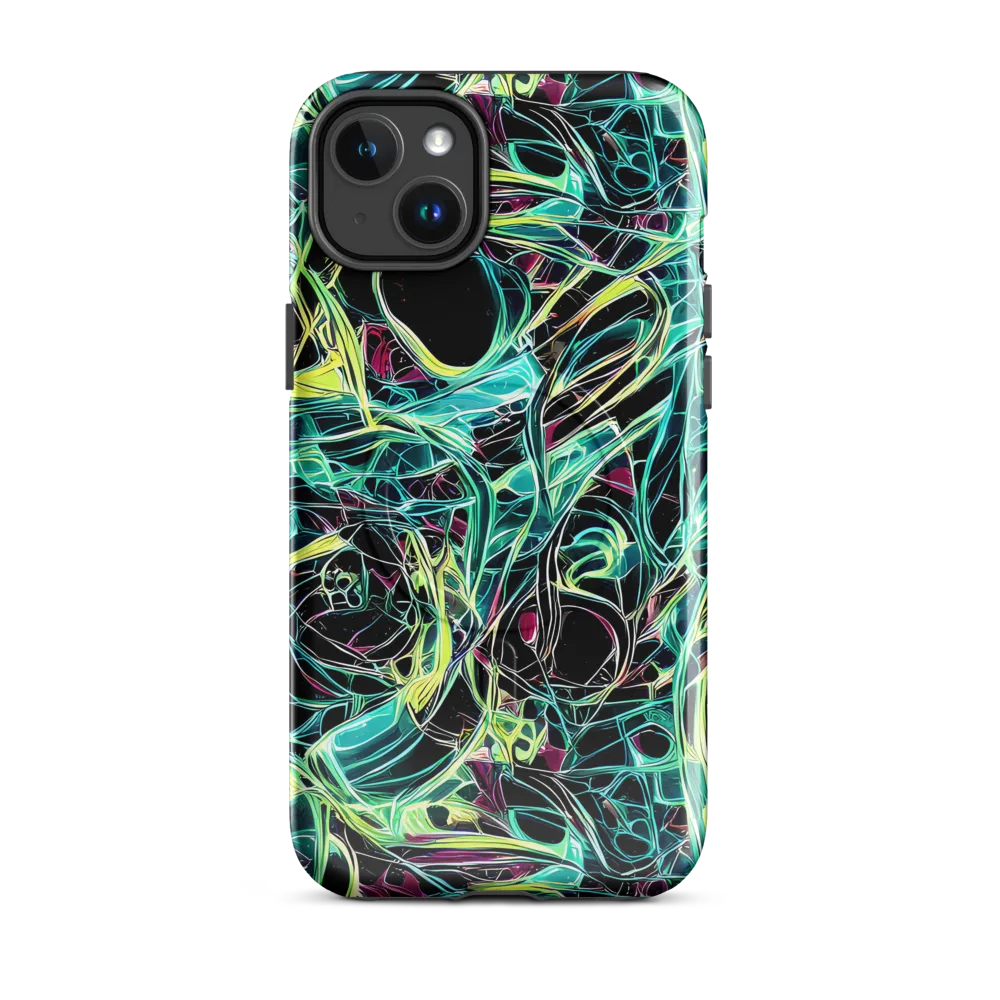 Vivid Circuitry on MagSafe Tough Case for iPhone® — Front