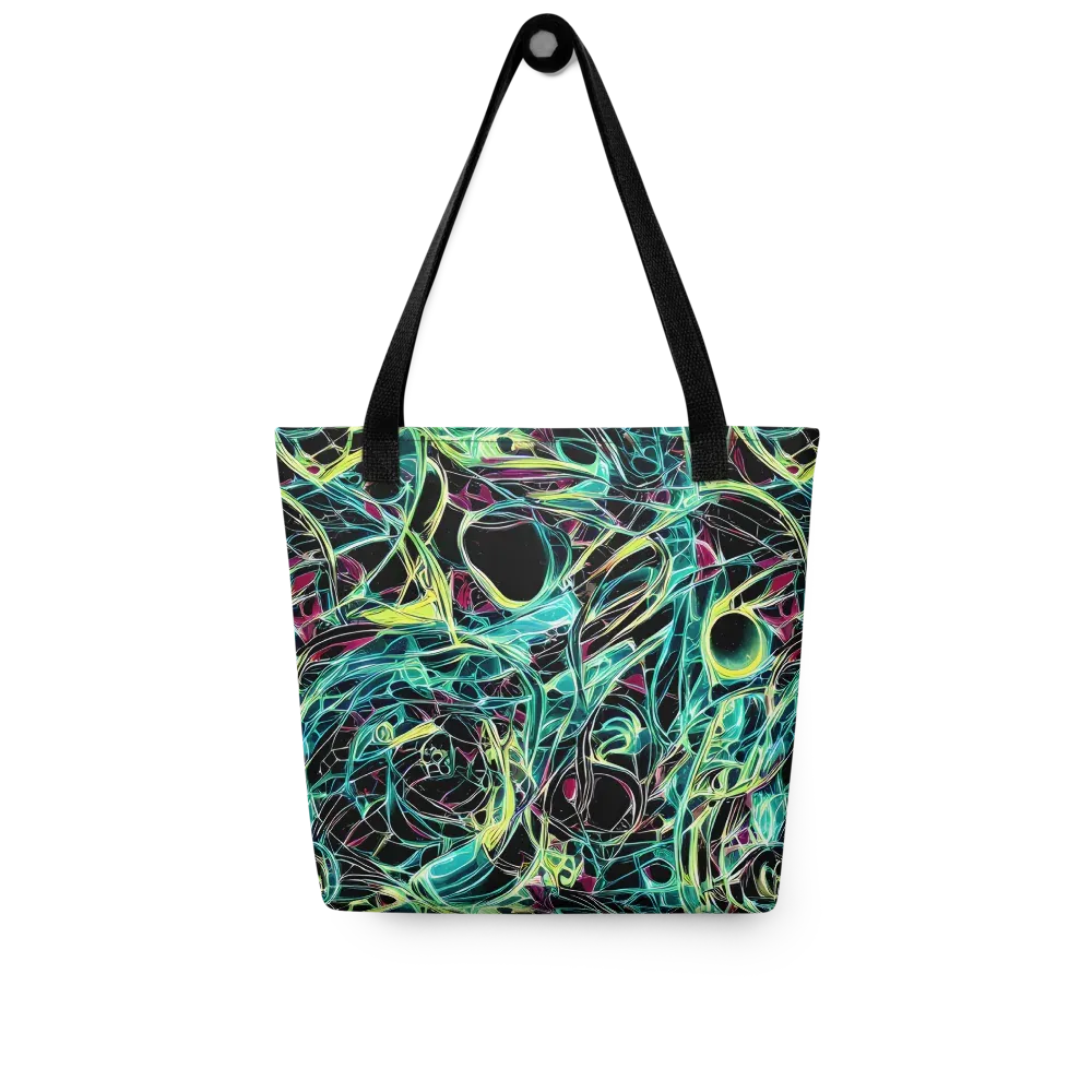 Vivid Circuitry on Tote Bag — Front