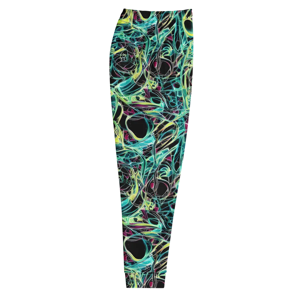 Vivid Circuitry on Men's Joggers — Right