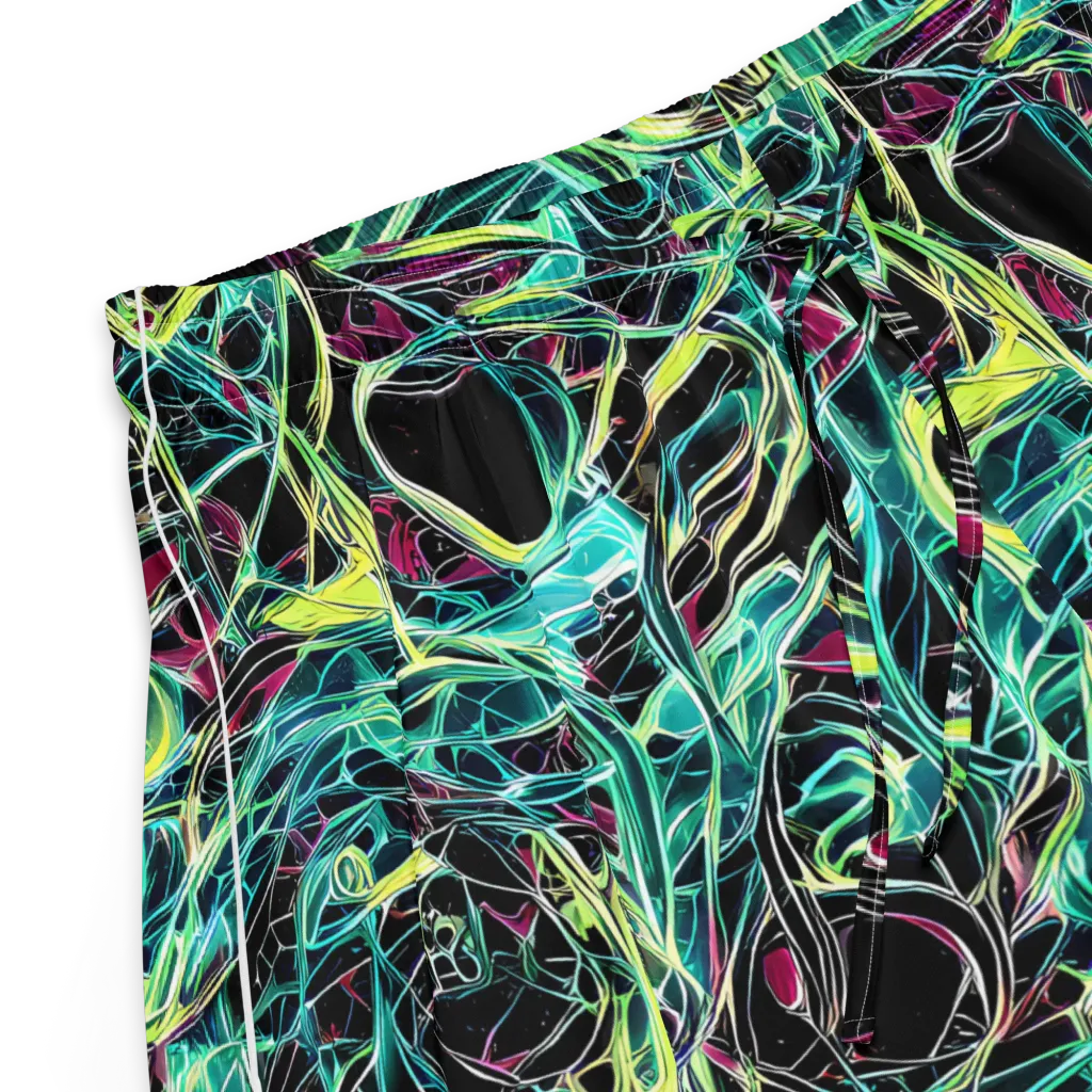 Vivid Circuitry on Women's Pajama Shorts — Product details