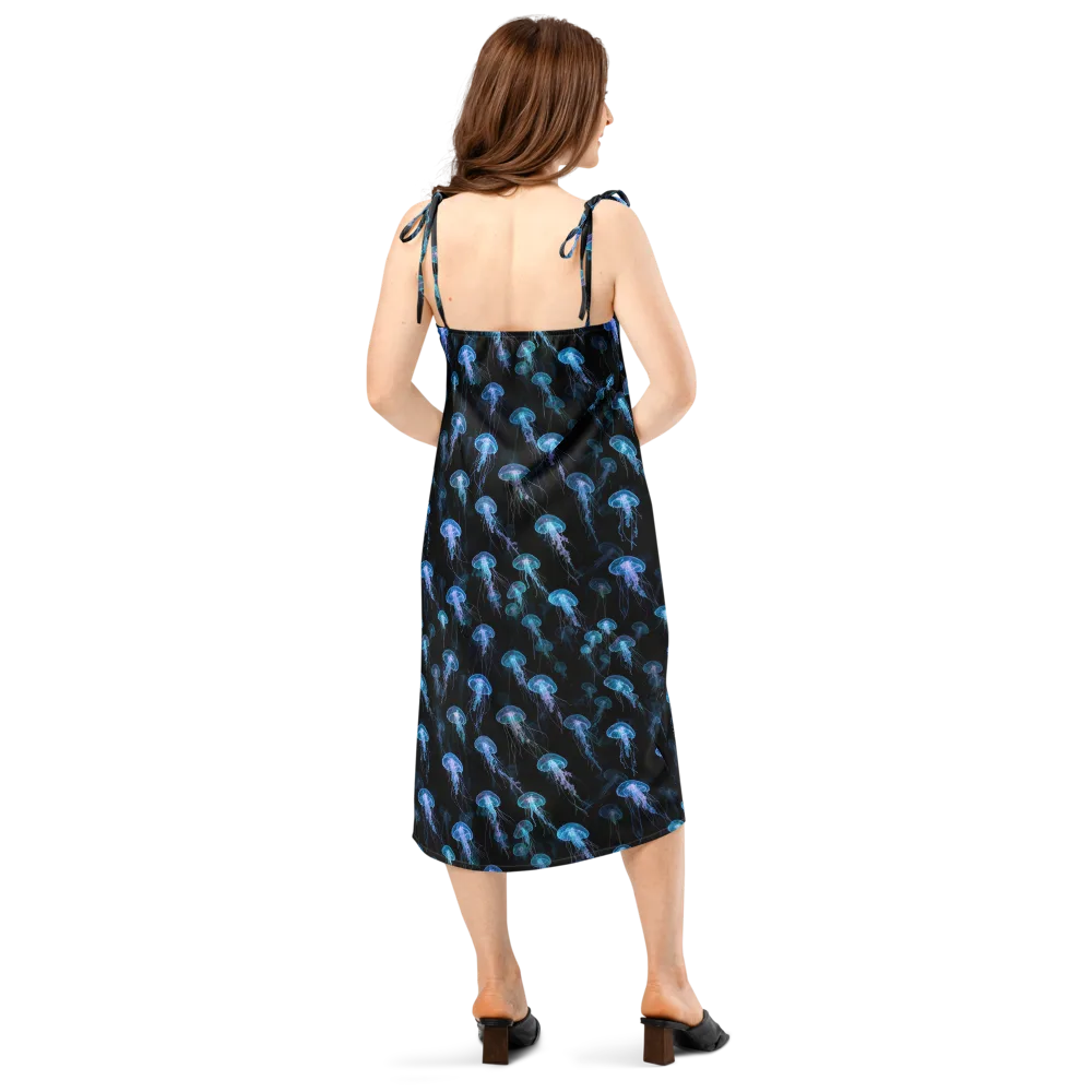 Deep Sea Reverie on Slip Dress — Back