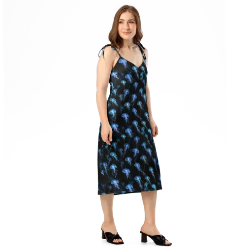 Deep Sea Reverie on a Slip Dress